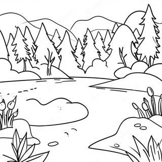 Nature Realistic For Adults Coloring Pages