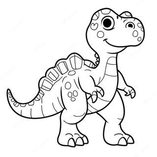 Big Dinosaur Coloring Page 8096-6658