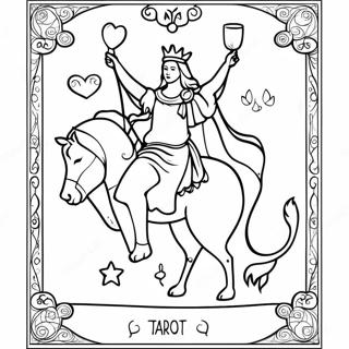 Tarot Card Coloring Page 8136-6687