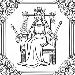 Tarot Card Coloring Page 8136-6688