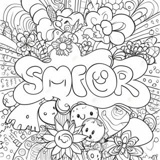 Funny Adult Swear Words Coloring Page 8147-6700