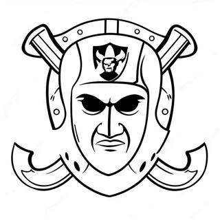 Raiders Logo Coloring Page 8156-6703