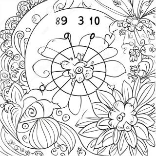 Calendar Coloring Page 8166-6716