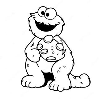 Cookie Monster Coloring Page 821-649