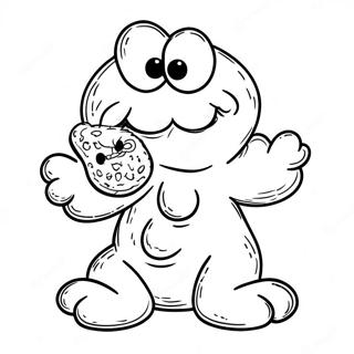 Cookie Monster Coloring Page 821-650