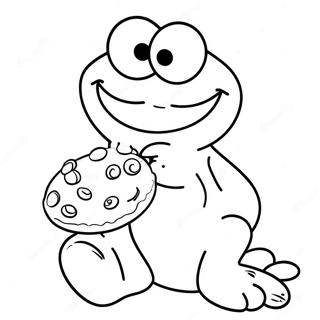 Cookie Monster Coloring Page 821-651