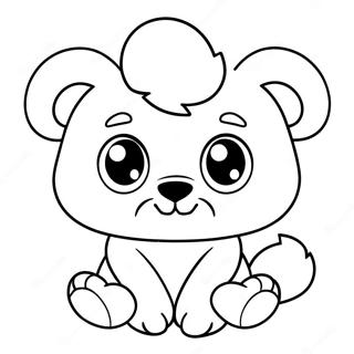 Cute Beanie Boo Animals Coloring Page 8237-6765