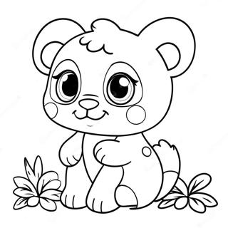 Cute Beanie Boo Animals Coloring Page 8237-6766