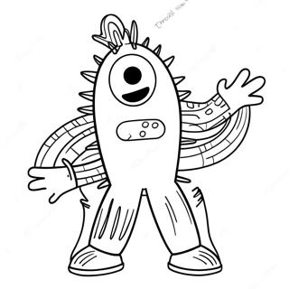 Yo Gabba Gabba Coloring Page 8296-6807