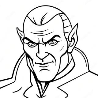 Evil Villain Coloring Page 8317-6829