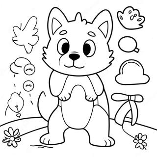 I Spy Colorful Animals Coloring Page 832-658