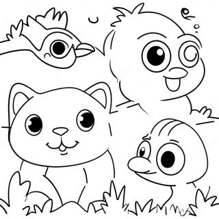 I Spy Colorful Animals Coloring Page 832-660