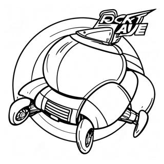 Rocket League Logo Coloring Page 8336-6833