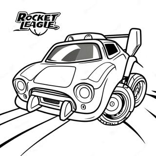 Rocket League Car Racing Coloring Page 8337-6840