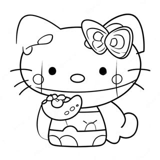 Hello Kitty And Dear Daniel Coloring Pages