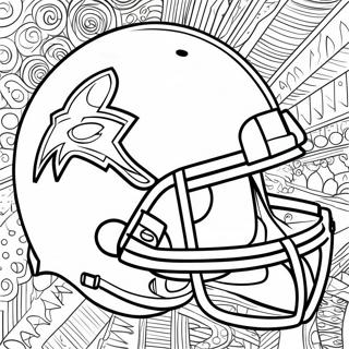 Colorful Nfl Team Helmet Coloring Page 8357-6854