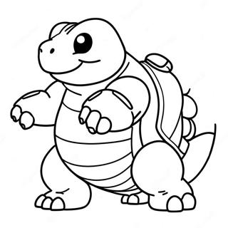 Blastoise Coloring Pages