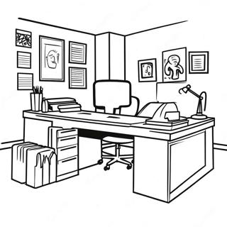 The Office Coloring Page 8376-6867