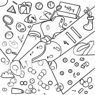 4th Grade Math Coloring Page 8396-6884