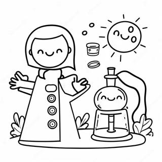 4th Grade Science Experiment Coloring Page 8397-6886