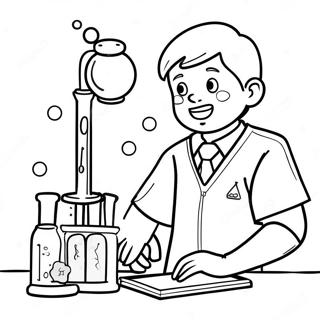 4th Grade Science Experiment Coloring Page 8397-6887