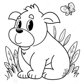 Simple For Seniors Animal Coloring Page 842-674