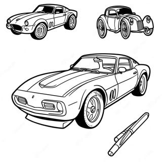 Fast Sports Car Coloring Page 8457-6934