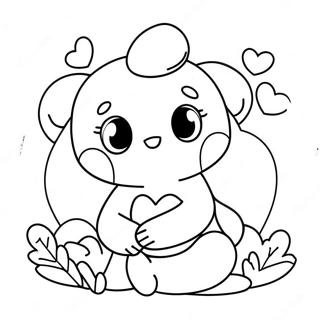 Cute I Love You Mom Coloring Page 8467-6943