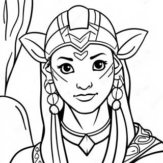 Avatar Coloring Page 8476-6950