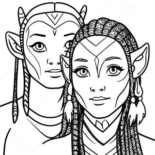 Avatar Coloring Page 8476-6951