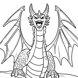 King Ghidorah Coloring Page 8496-45568