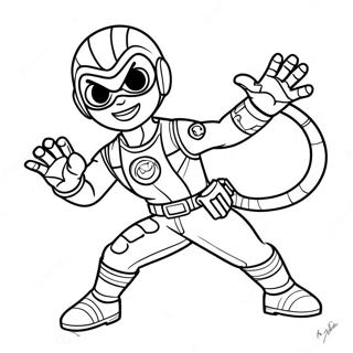 Kid Danger In Action Coloring Page 8517-6977