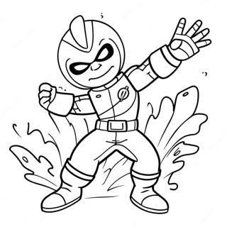 Kid Danger In Action Coloring Page 8517-6979