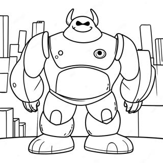 Big Hero 6 Coloring Page 8526-6983