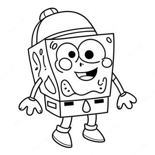 Halloween Spongebob Coloring Page 8566-7014