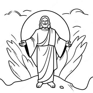 He Is Risen Coloring Pages