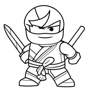 Kai Ninjago Coloring Page 8626-7059