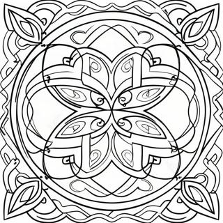 Celtic Knot Coloring Page 8647-7083