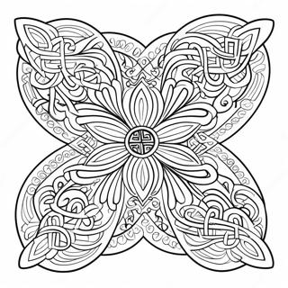 Celtic Knot Coloring Page 8647-7084