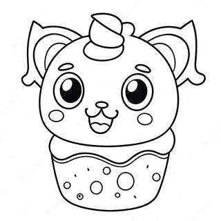 Cute Num Noms With Big Eyes Coloring Page 8687-7113