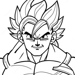 Gogeta Super Saiyan Coloring Page 8696-7122