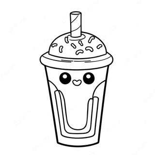 Milkshake Coloring Page 8726-7147