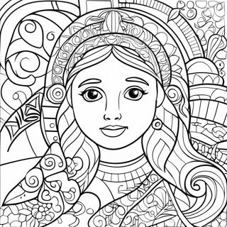 Mosaic Coloring Page For Kids 8736-7152