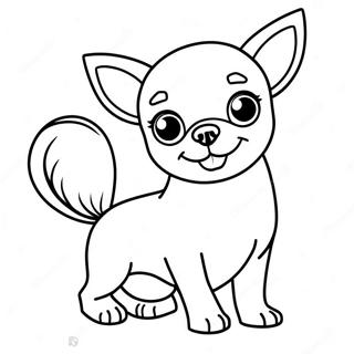 Chihuahua Coloring Page 8746-7157