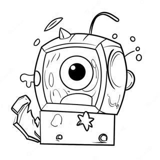 Wubbox Coloring Pages