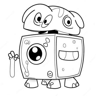 Colorful Wubbox Character Coloring Page 8757-7175