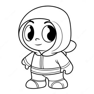 Shy Guy Coloring Page 8816-7213