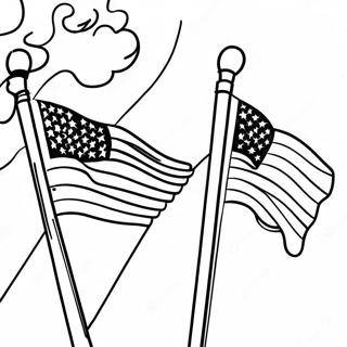 Flag Day Coloring Pages