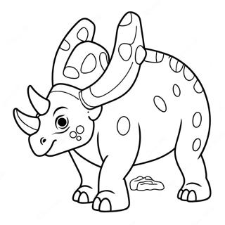 Triceratops Coloring Page 8886-7270