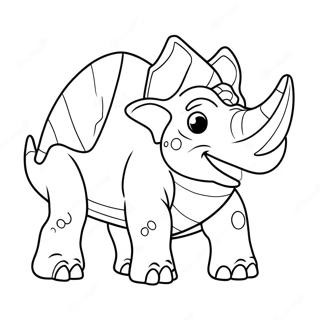 Triceratops Coloring Page 8886-7272